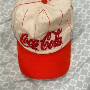Coca-Cola Red and Cream Baseball Cap
